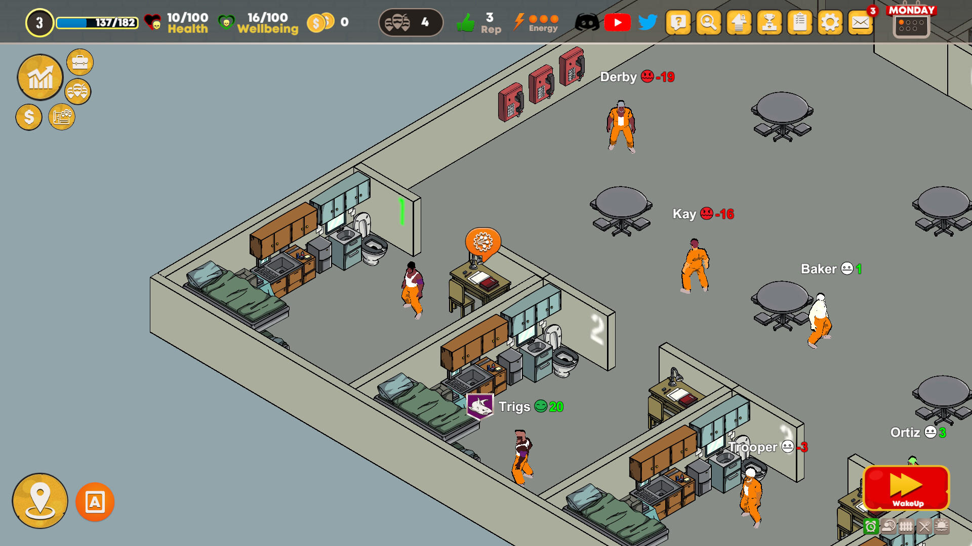 Prison Gang Wars ภาพหน้าจอเกม