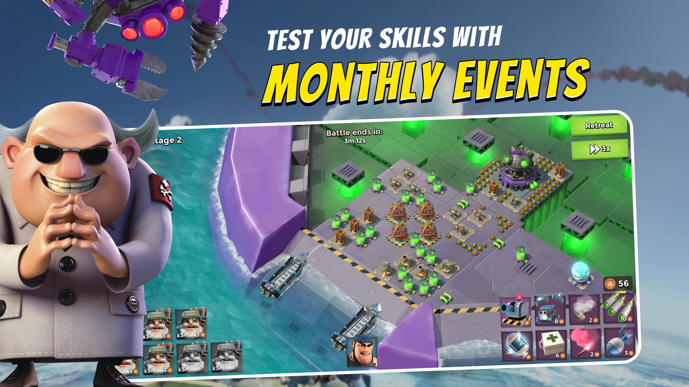 Скриншот игры Boom Beach: War Strategy Game