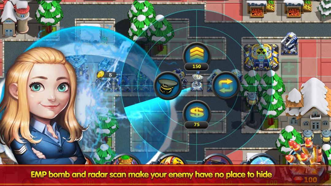 리틀 사령관 2 : 글로벌 전쟁 게임 스크린 샷