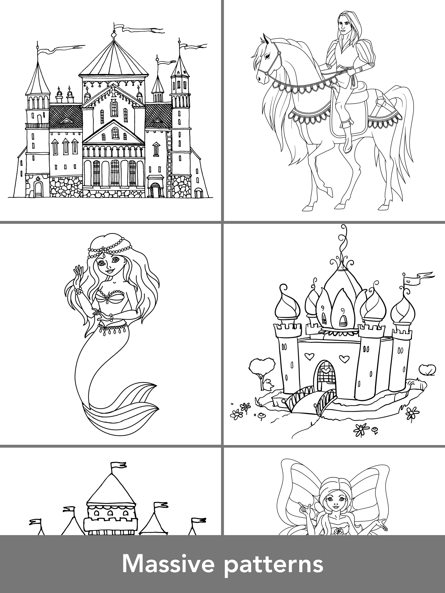 Cuplikan Layar Game Princess Coloring Books