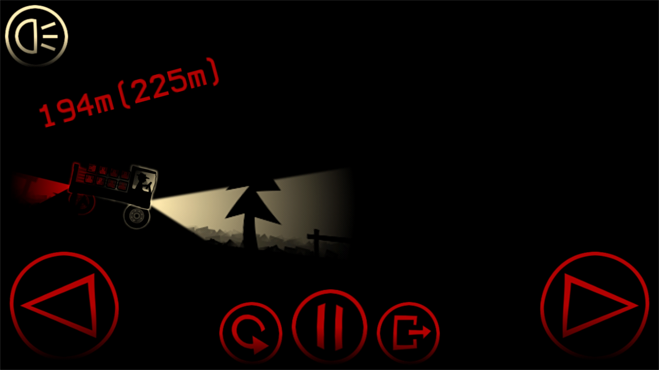 Bad Roads Night Edition Game Screenshot