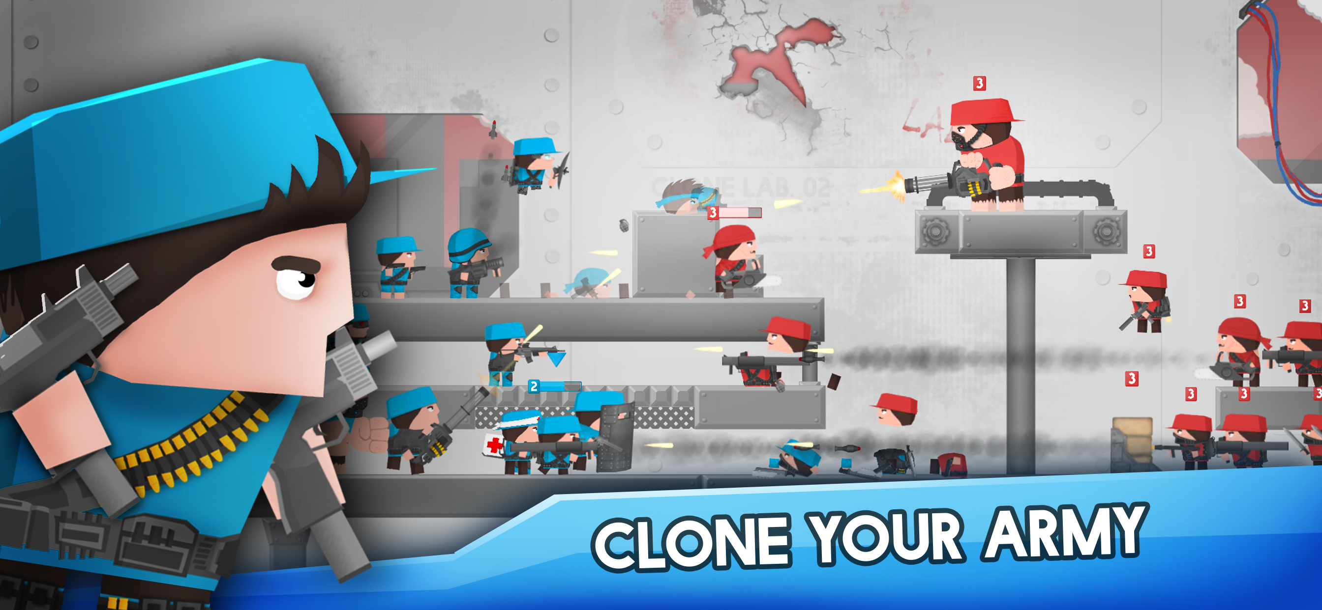 Screenshot 1 of Clone Army: ហ្គេមប្រយុទ្ធ 9022.17.06