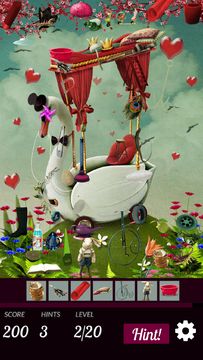 Hidden Object - Be Mine Game Screenshot