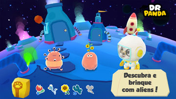 Captura de Tela do Jogo Dr. Panda no Espaço