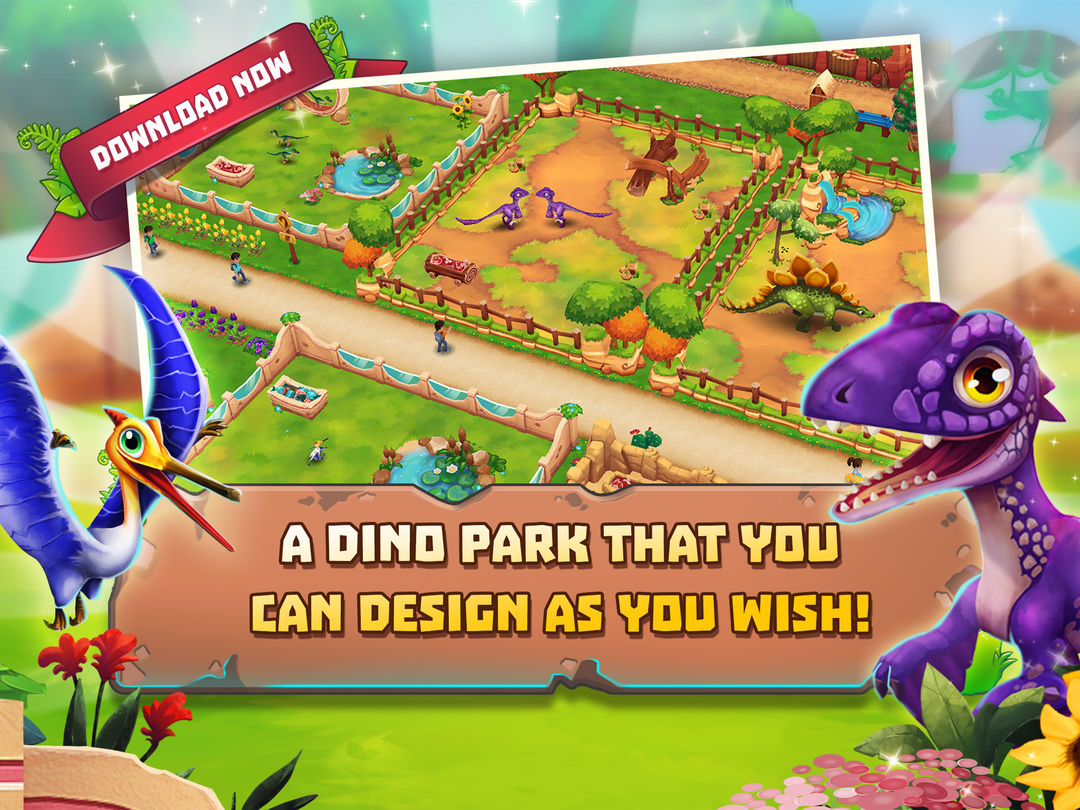 Dinosaur Park – Primeval Zoo 게임 스크린 샷