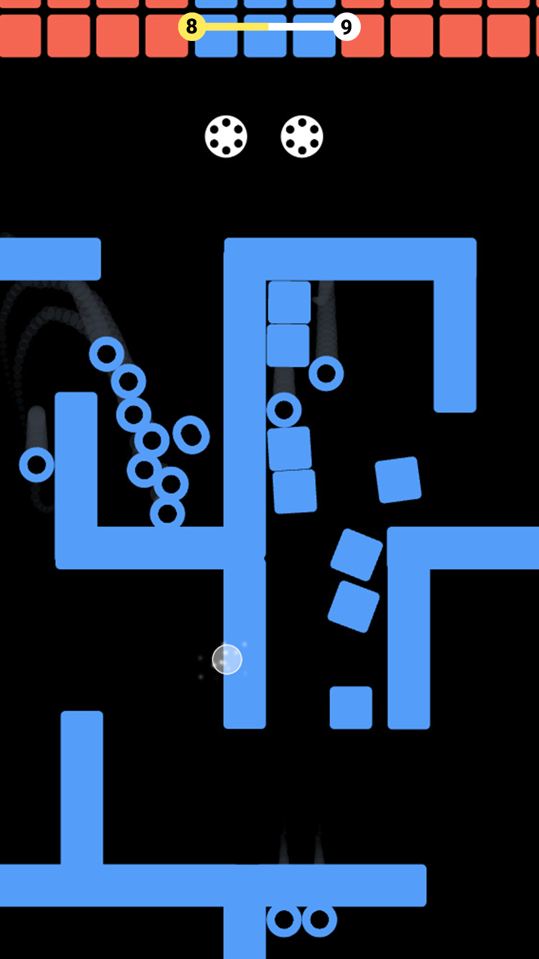 Multi Bump: balls vs colors Game Screenshot