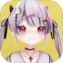 Icon of Anime princess run to castle