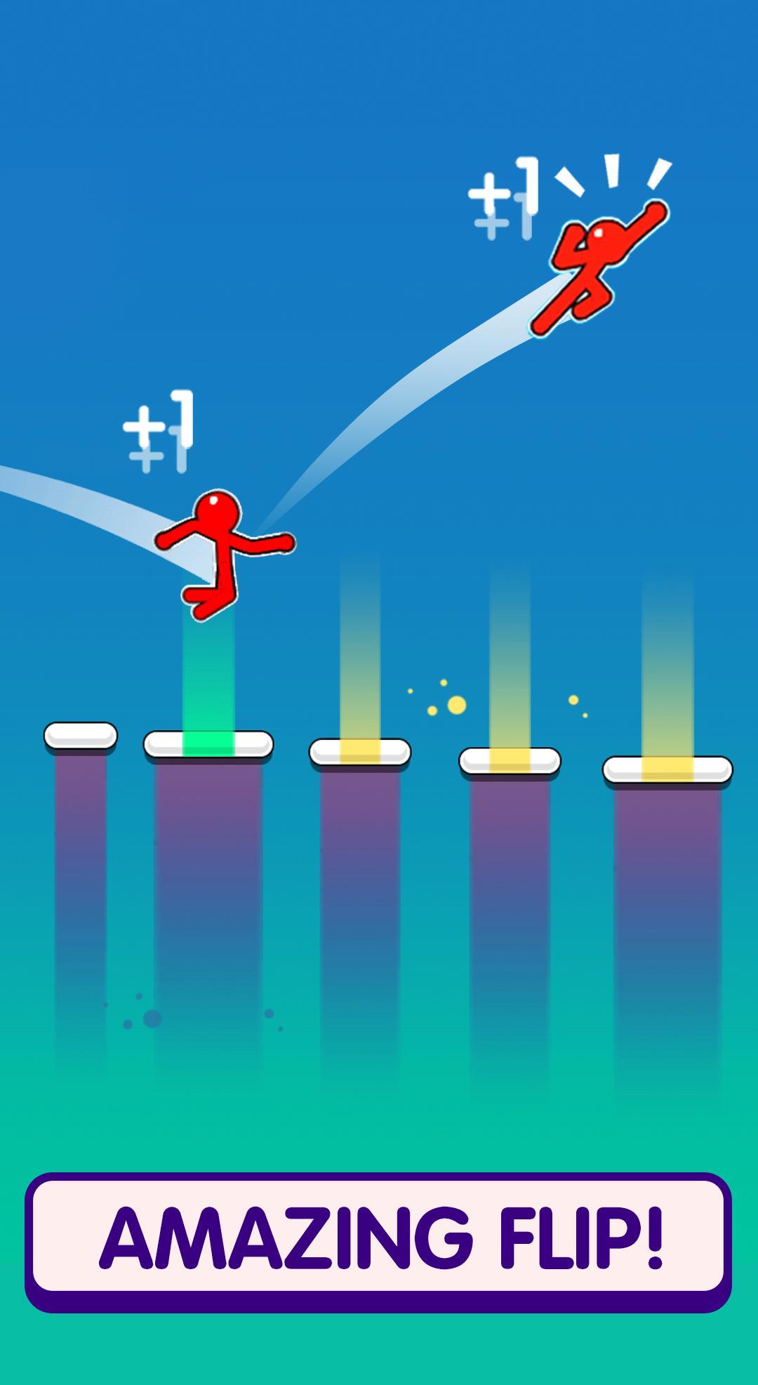 Cuplikan Layar Game Stickman Trampo