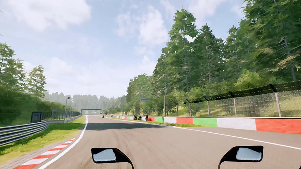 Screenshot 1 of 모토랠리 레이싱 VR 
