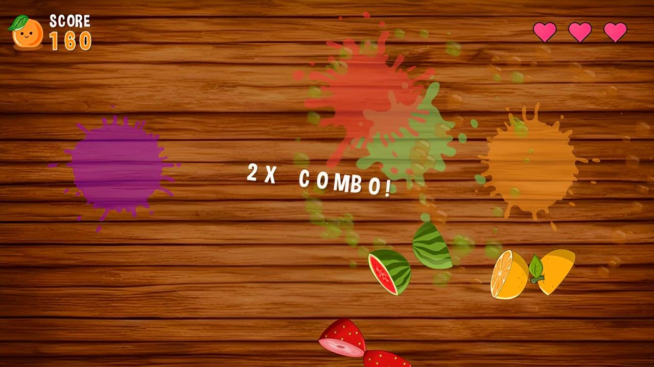 Fruit Cutting Ninja Action Gam ゲームのスクリーンショット