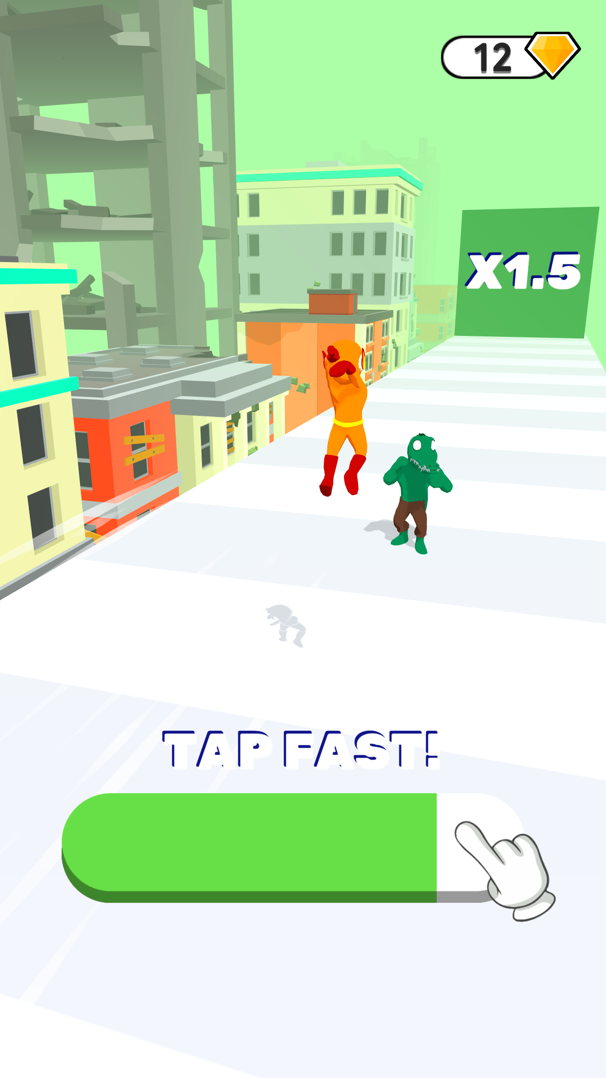 Скриншот игры Super Hero Run 3D