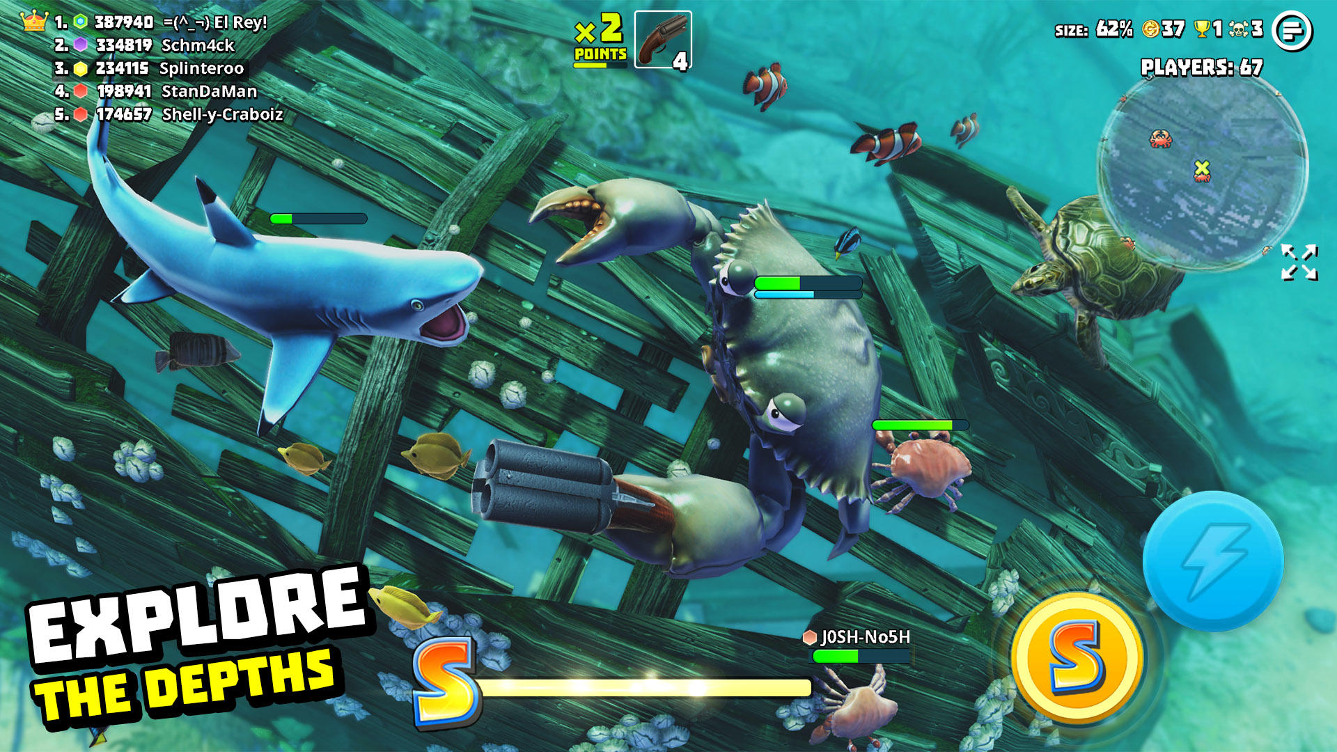 King of Crabs Game Screenshot