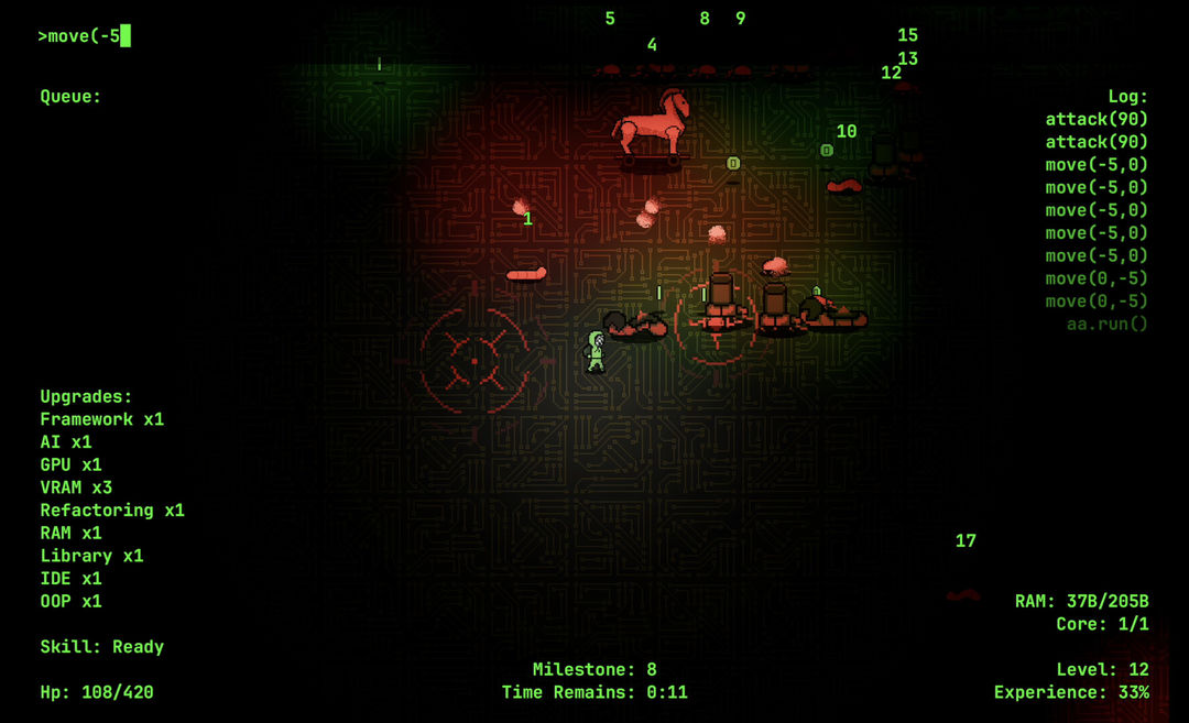 Screenshot of HackeRPG