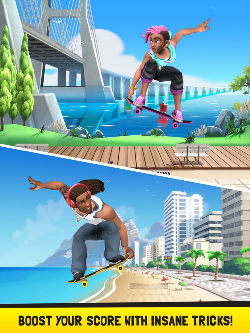 Flip Skater ภาพหน้าจอเกม