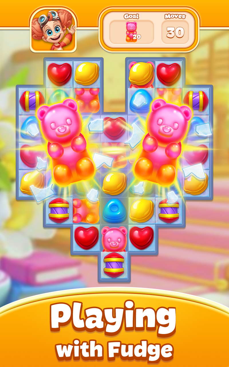 Candy Pop Story : Match 3 ภาพหน้าจอเกม
