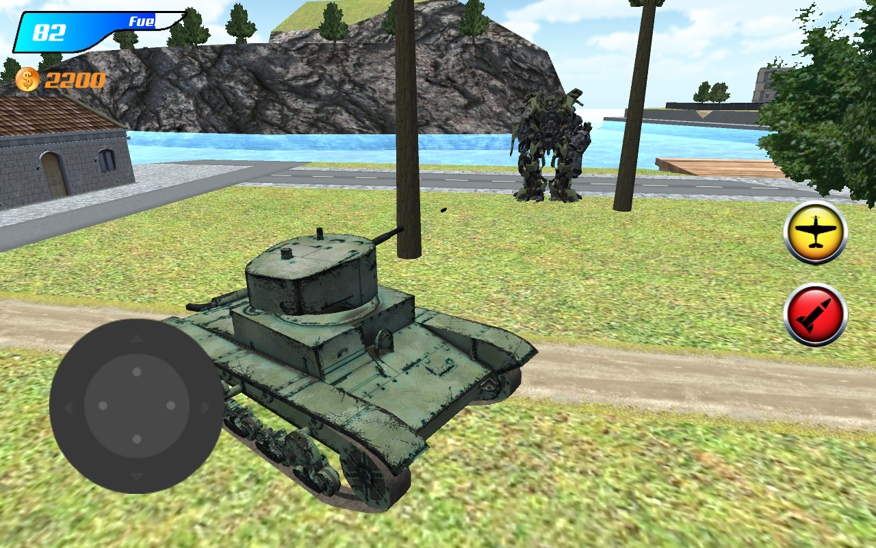 Screenshot of World War Robot : Tank Wings