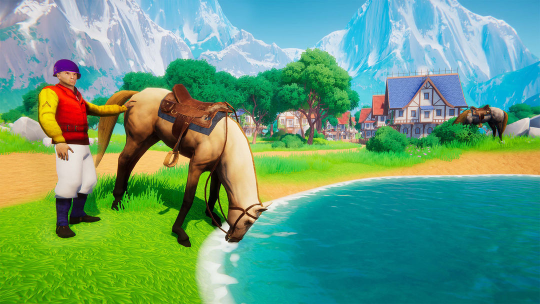West Cowboy Horse Racing Game screenshot game