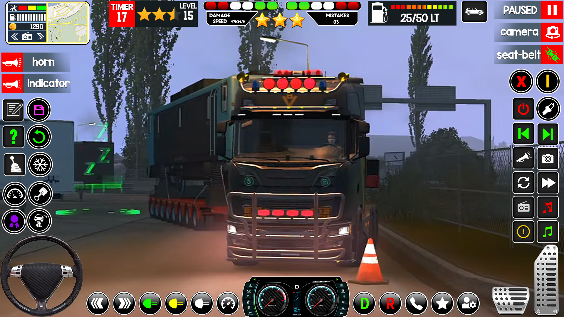 Euro Truck Driving Cargo Games ภาพหน้าจอเกม