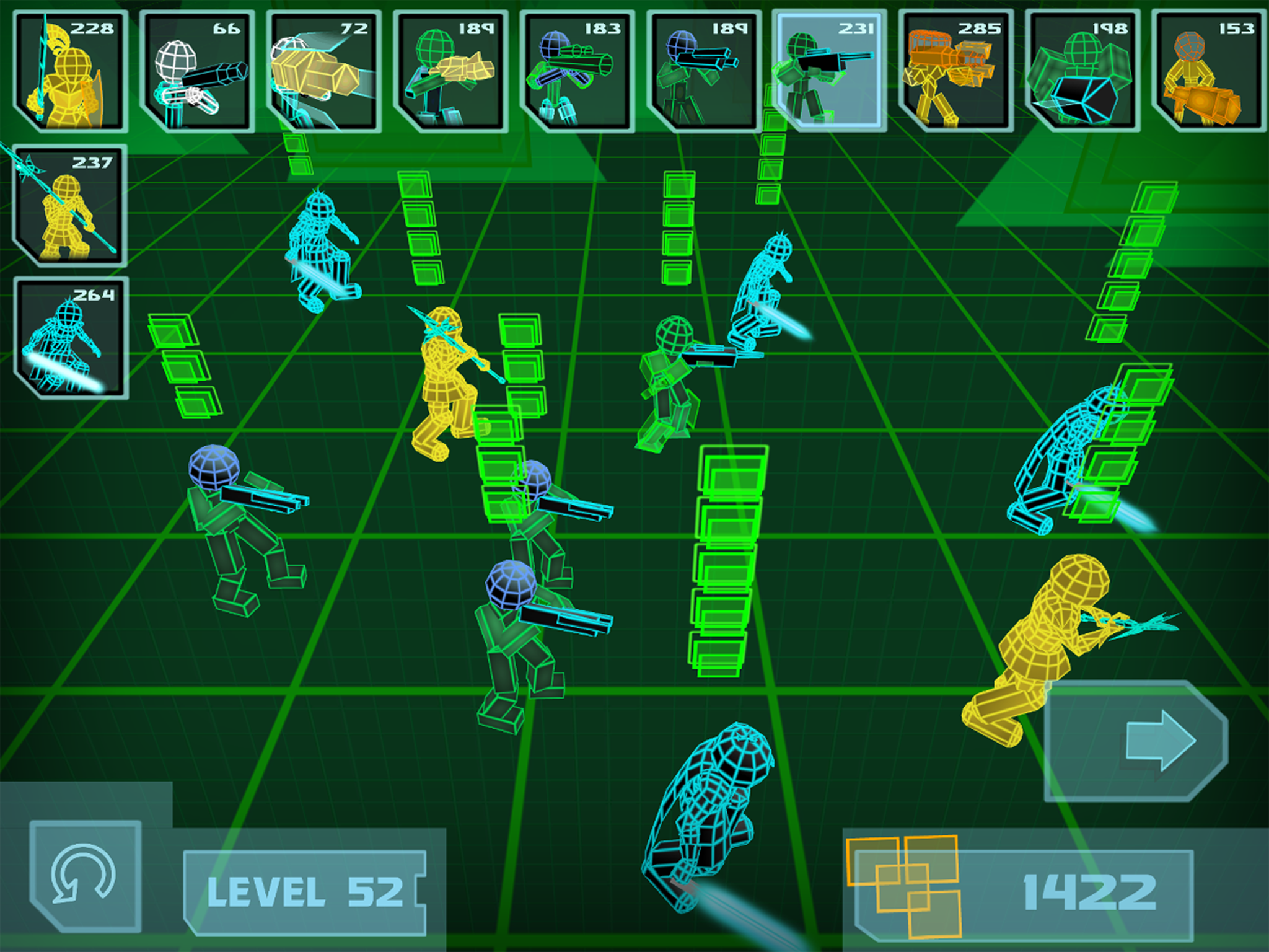 Stickman Neon Spiders Battle Game Screenshot