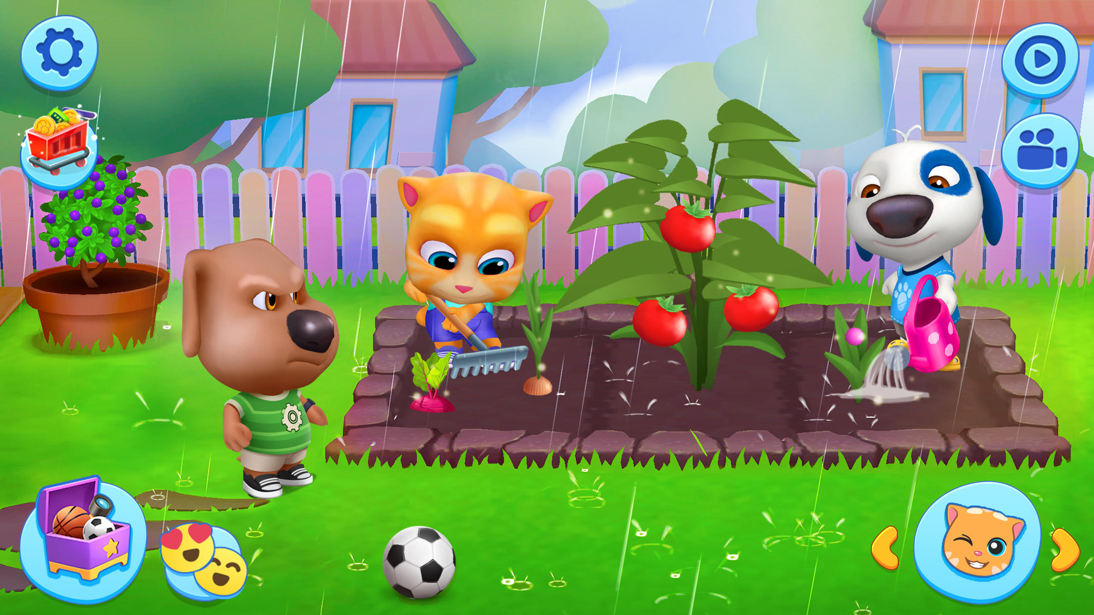 マイ・トーキング・トム フレンズ ゲームのスクリーンショット