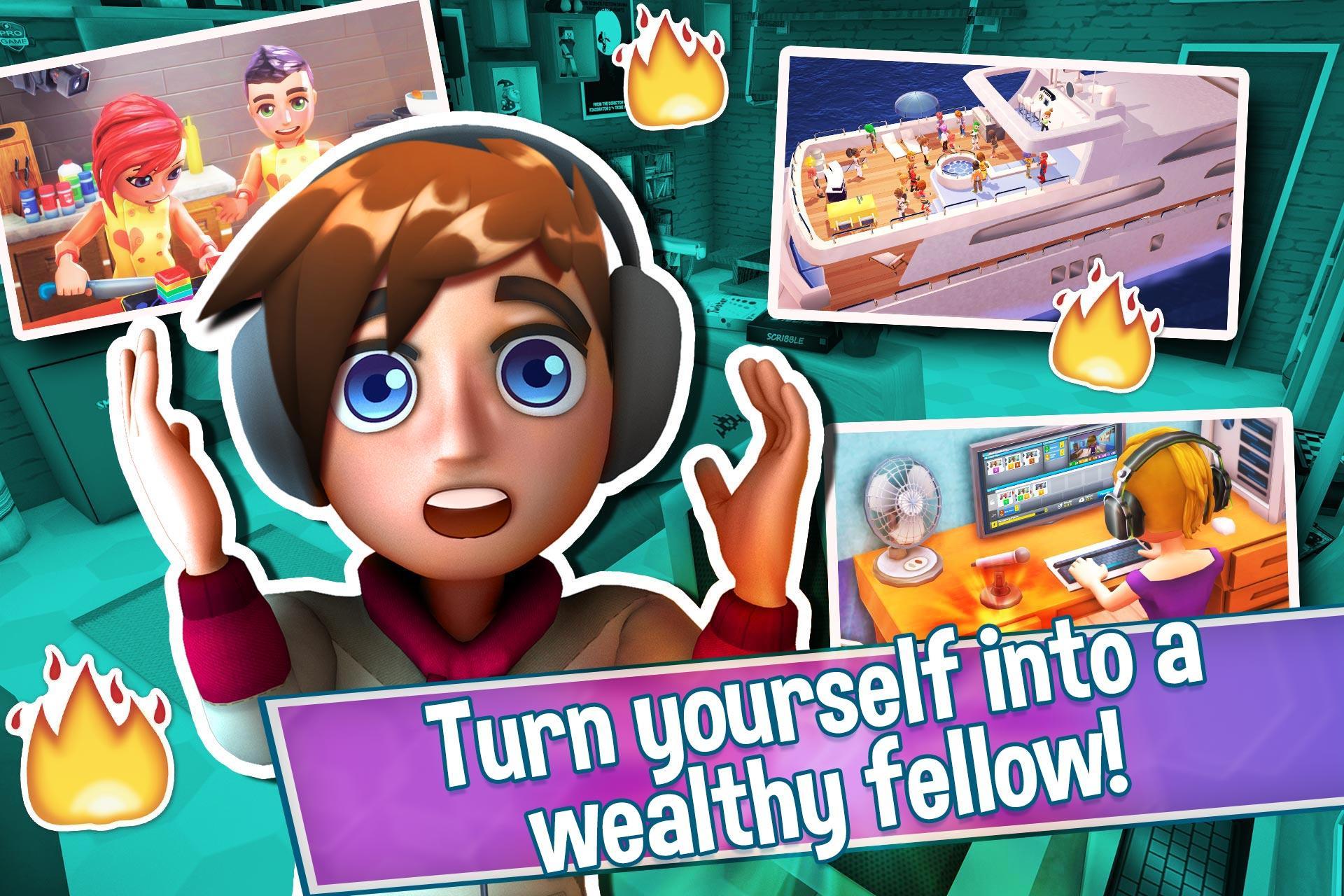 Youtubers Life：遊戲頻道 - 瘋狂傳播！ 遊戲截圖