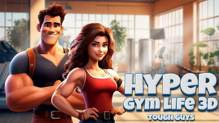 Banner of Hyper Gym Life 3D - បុរសតឹងតែង 