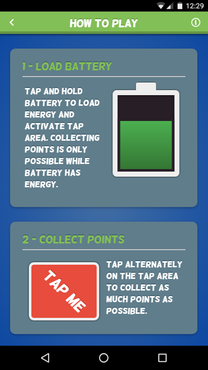 2 Player Timetapper - Multiplayer Game Screenshot