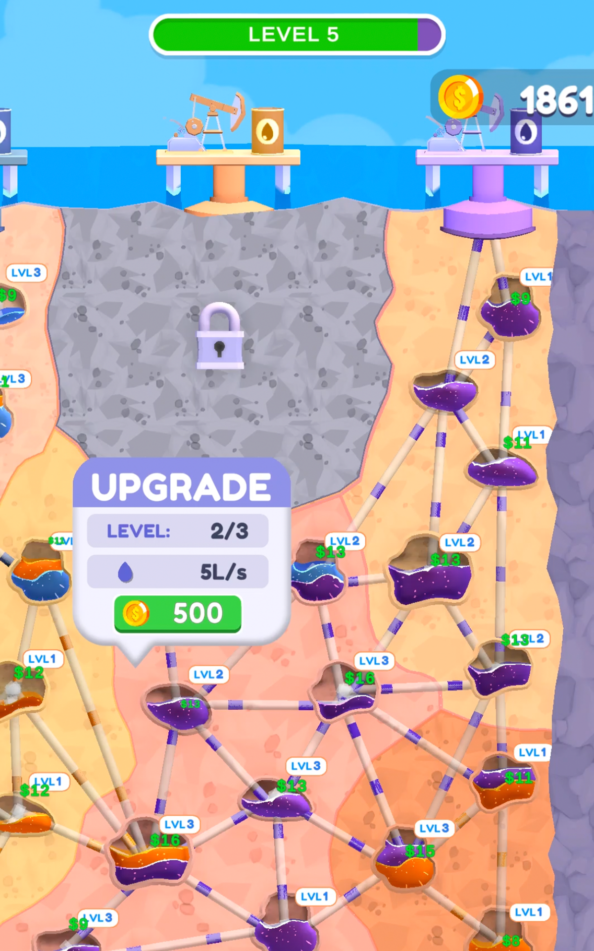 Скриншот игры Oil Wells