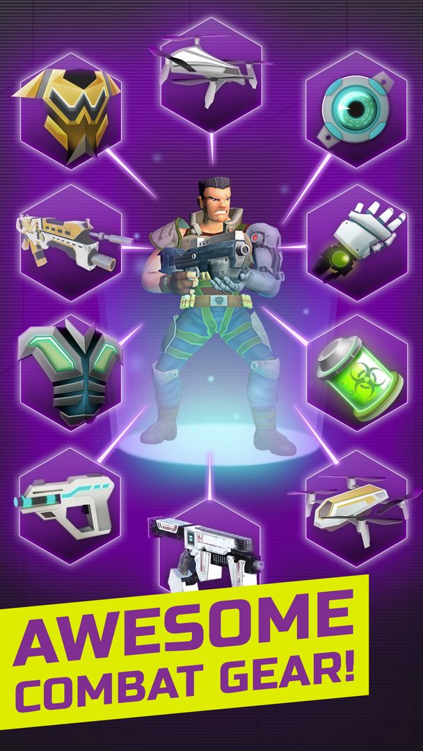 Cyberpunk Neon Soldier 2077 screenshot game