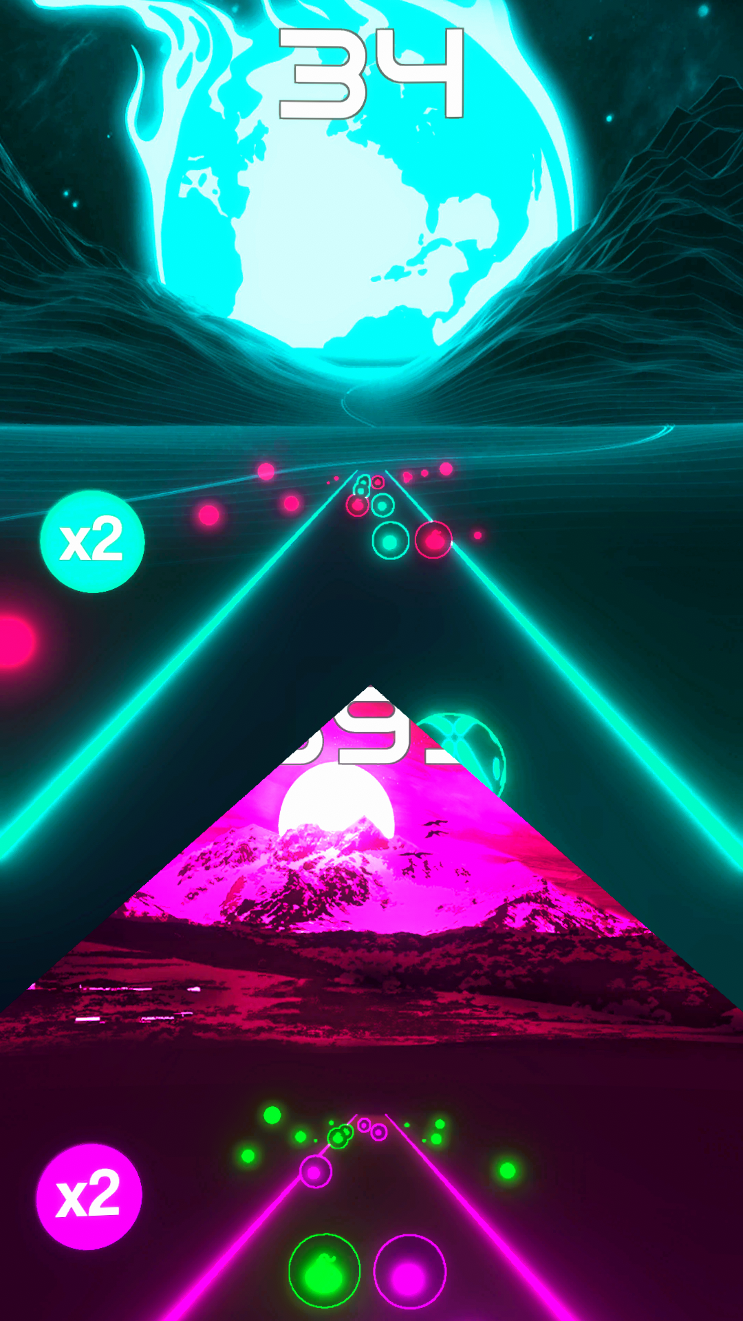 Girls Like You Color Road Game Screenshot