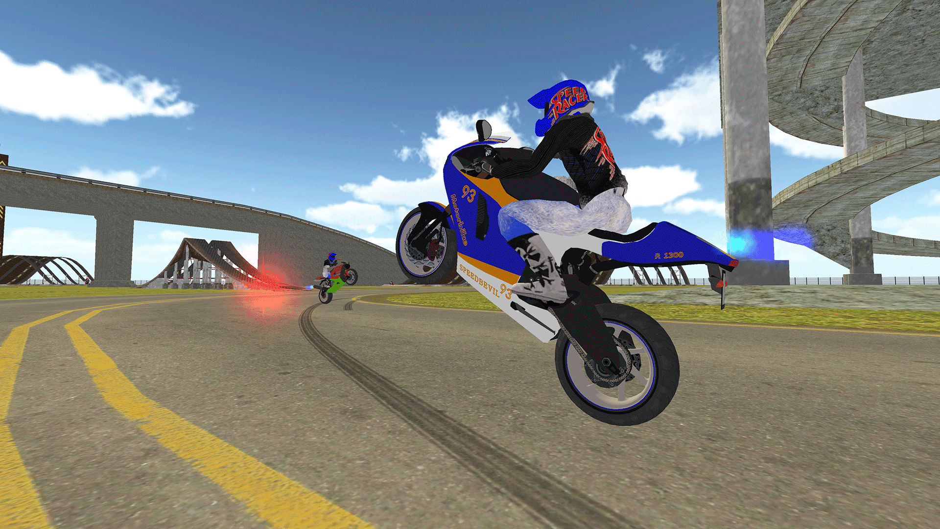 Bike Rider - Police Chase Game Game Screenshot