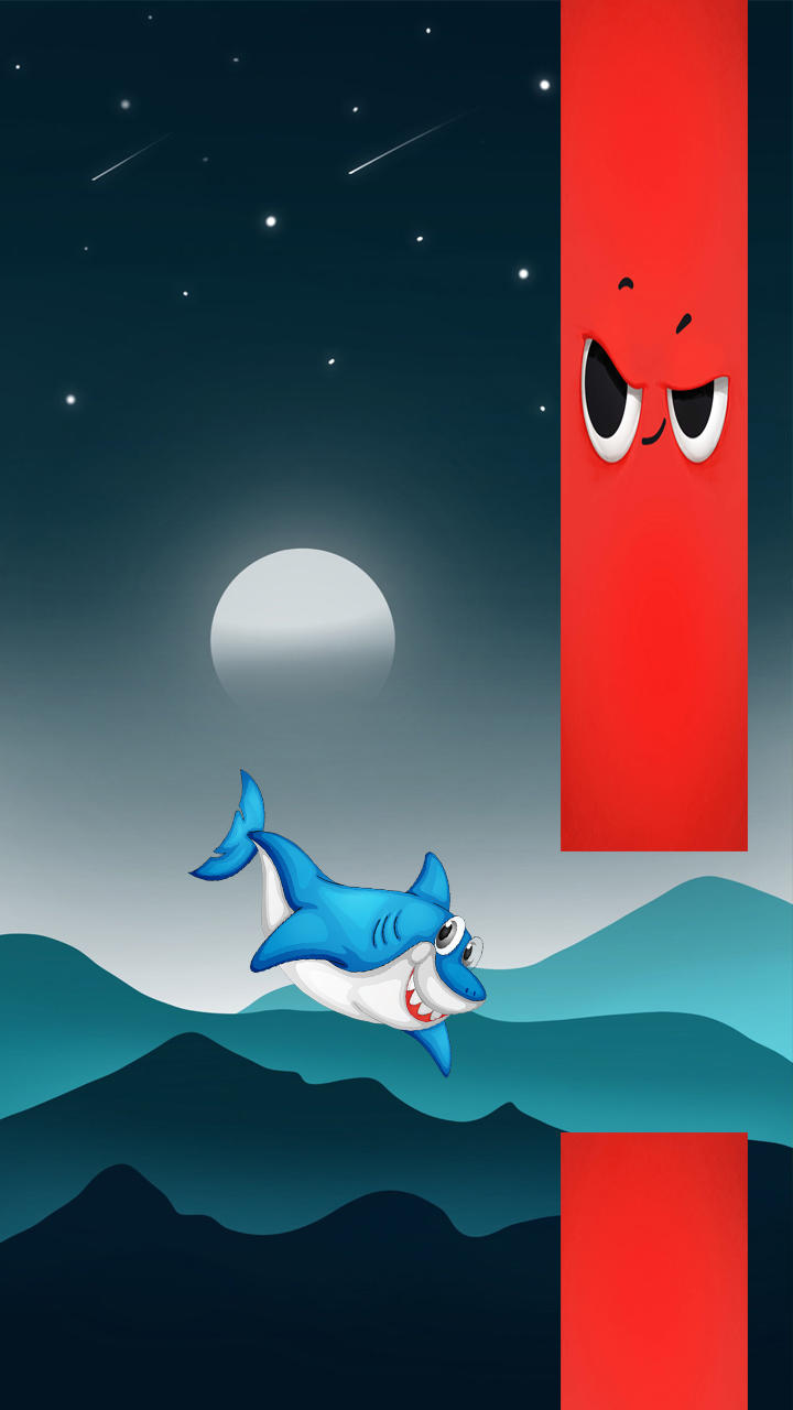 Shark jump game Game Screenshot