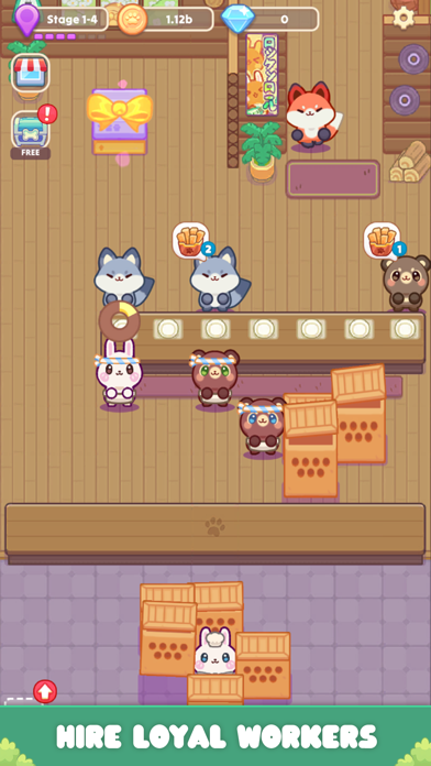 Cozy Cafe: Animal Restaurant Game Screenshot