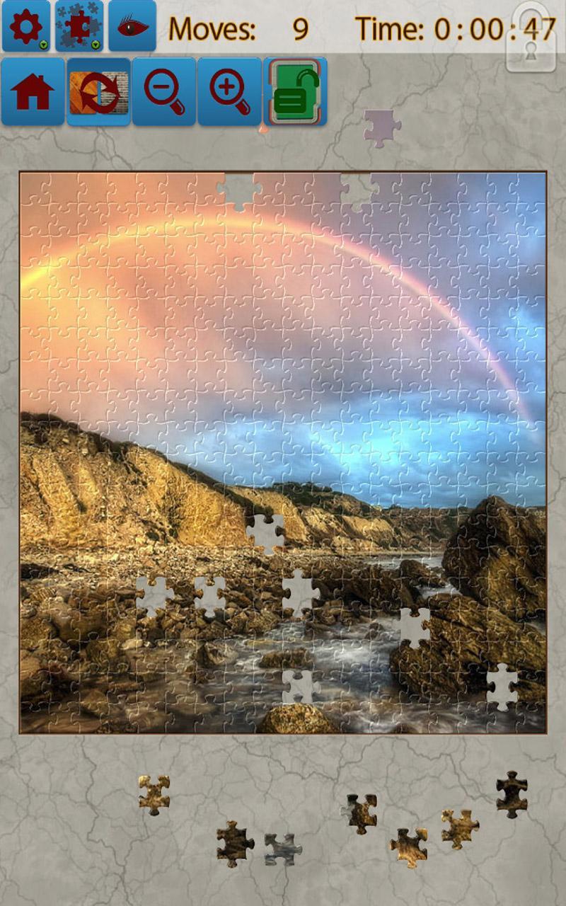 Rainbow Jigsaw Puzzle Game Screenshot