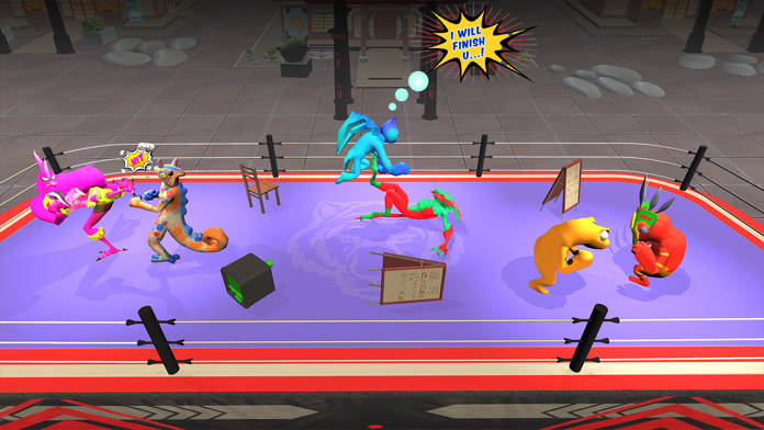 Rainbow Monster Boxing Fight Game Screenshot