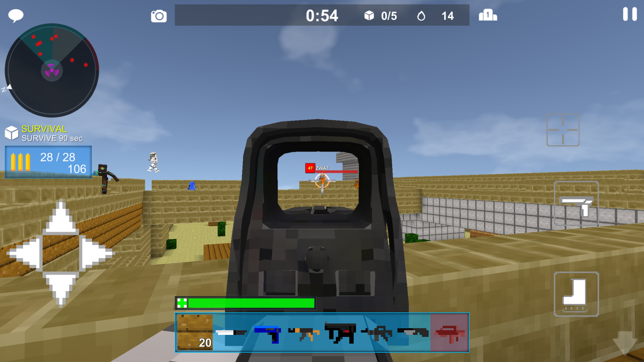 Cuplikan Layar Game Death Blocks 4
