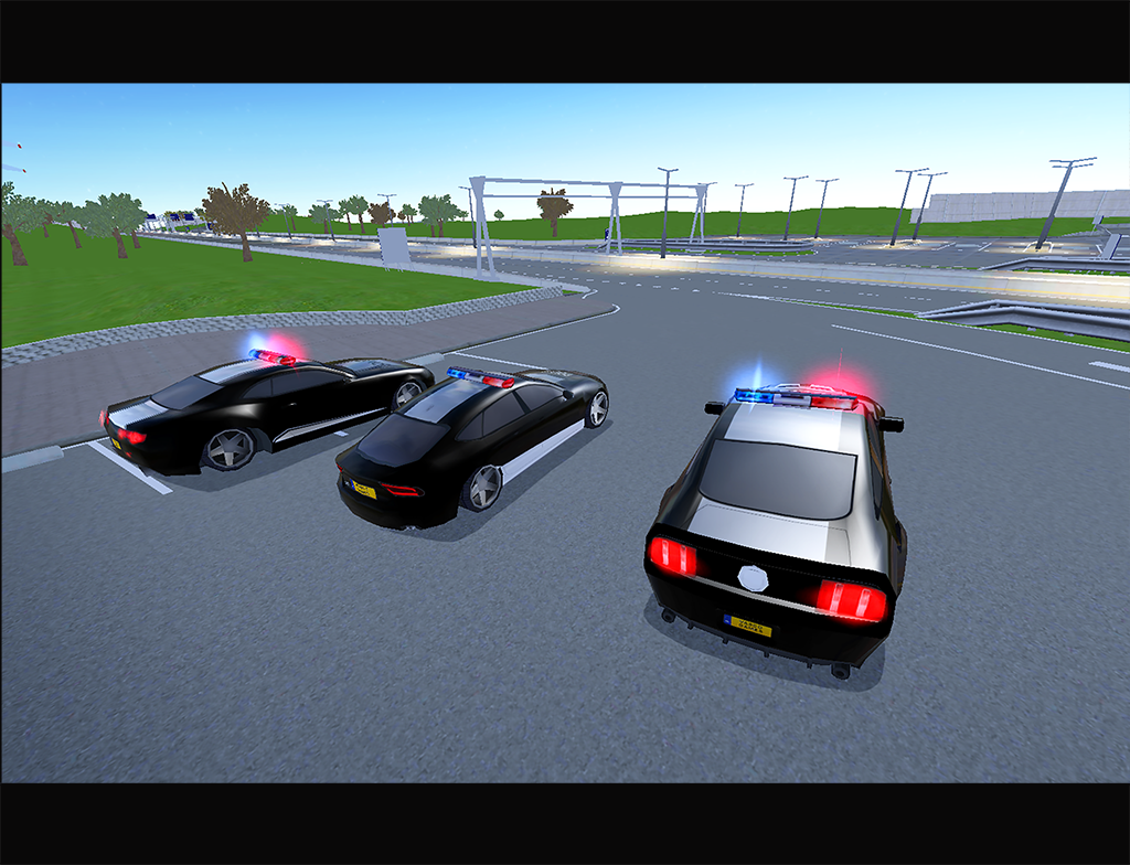 Police Academy Driving School Game Screenshot