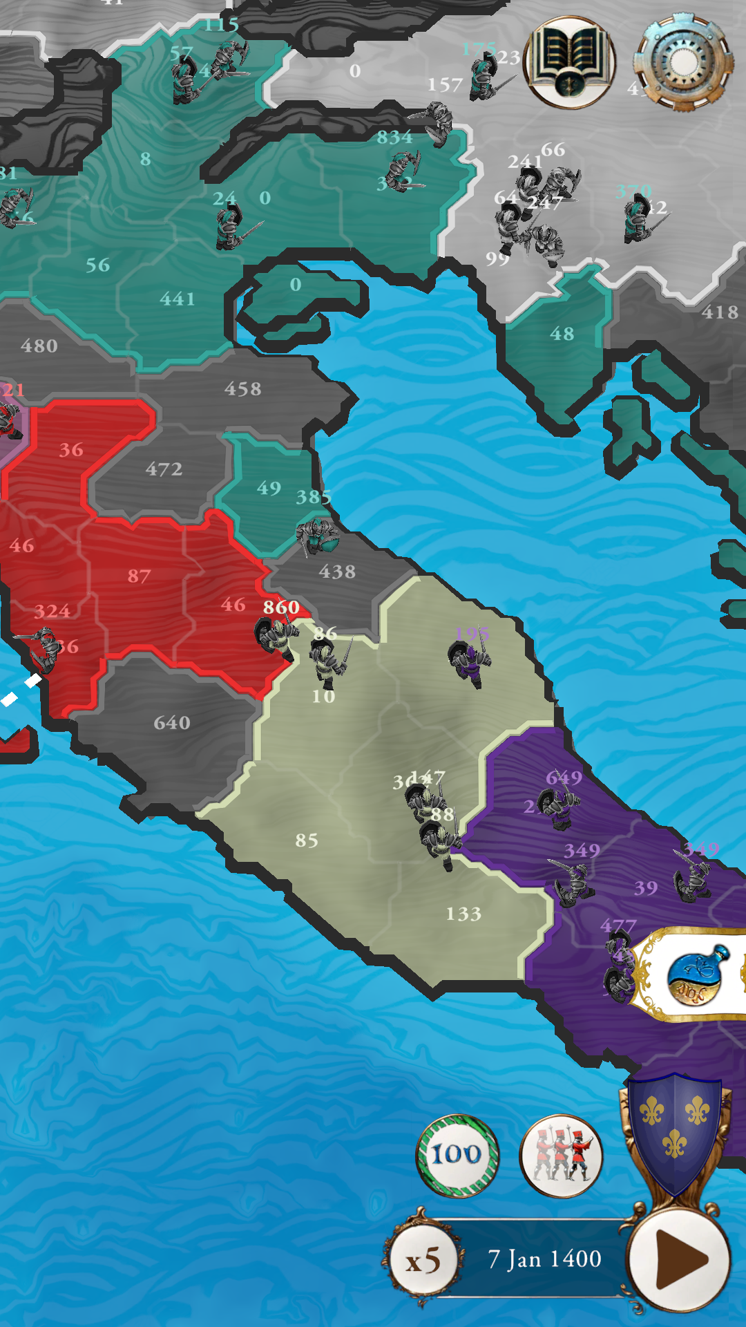 Europe Conquest 2 Game Screenshot