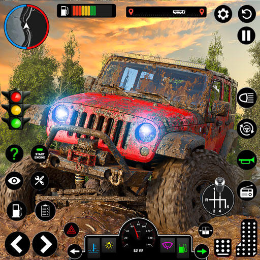 Screenshot 1 of Jeep Driving 3D: ហ្គេម Offroad 1.5