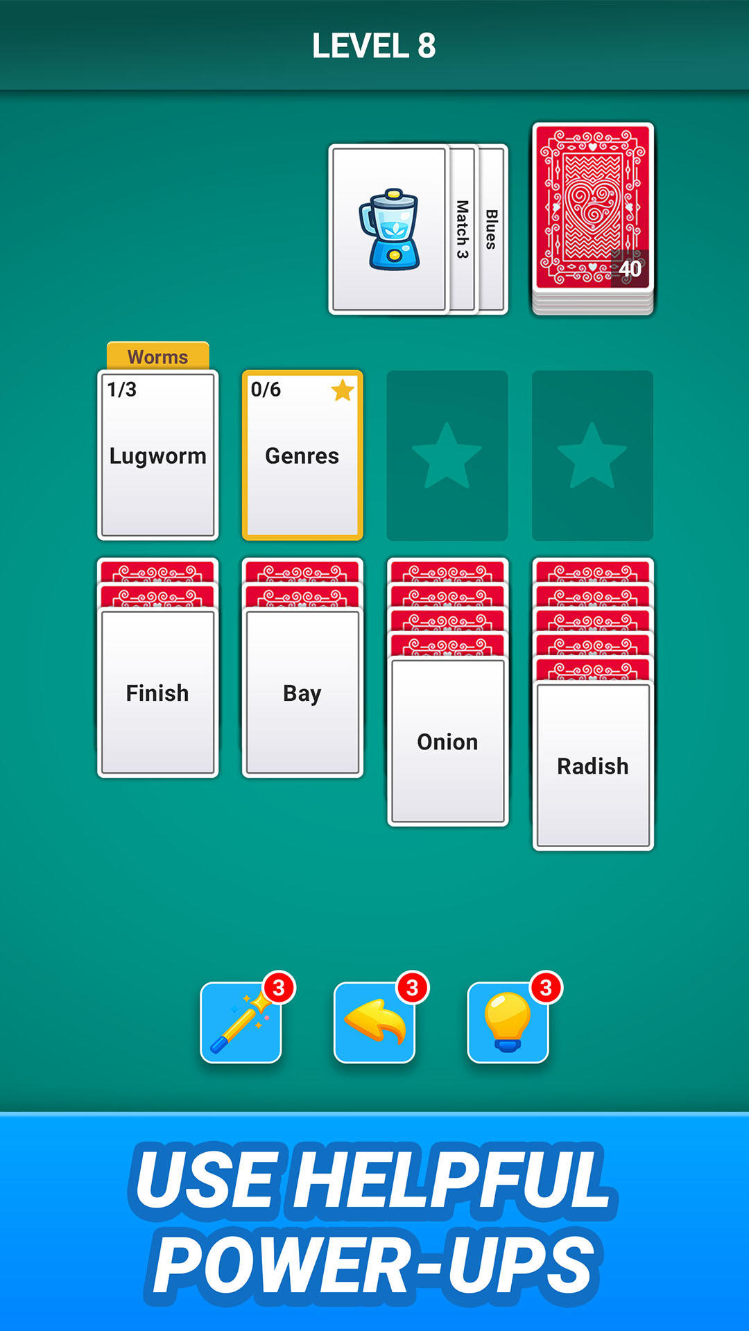 Word Solitaire Associations Game Screenshot