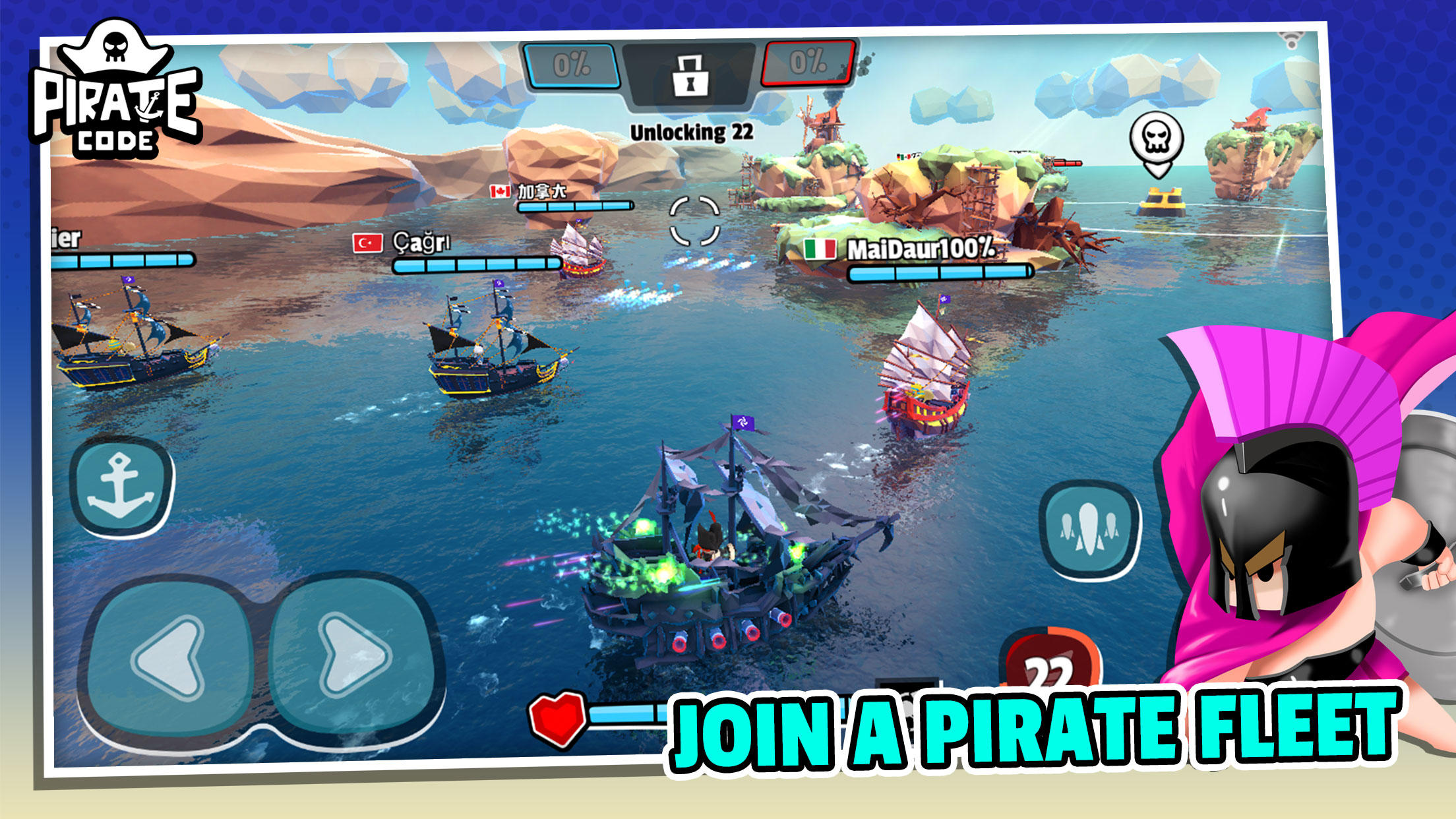 Pirate Code - PVP Sea Battles Game Screenshot