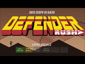 Defender Rush Game Screenshot