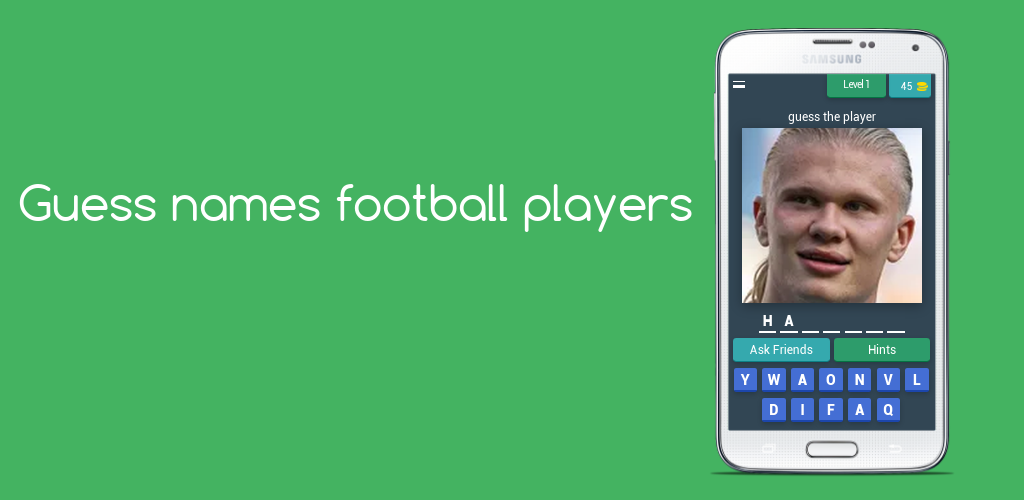 Banner of Guess  names  football players 10.4.6
