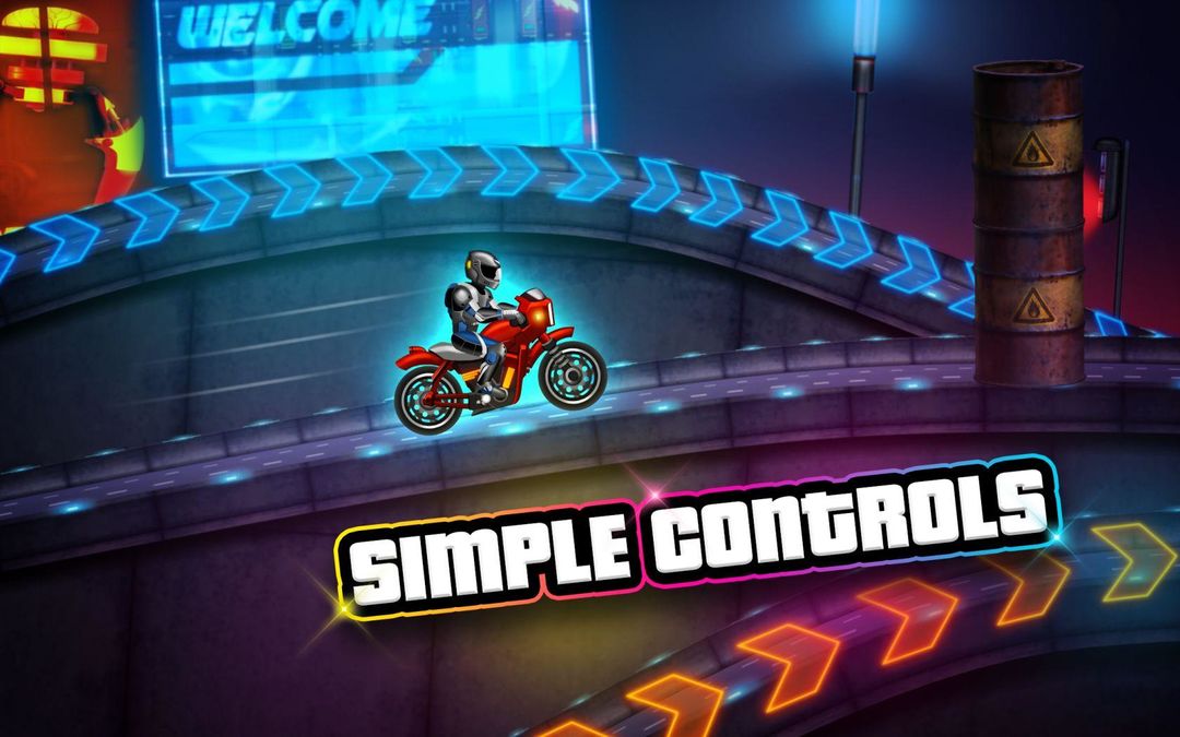Bike Race: Speed Racer Of Night City screenshot game