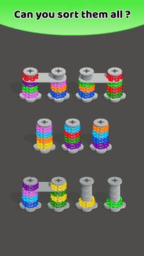 Chain Sort - puzzle Games ภาพหน้าจอเกม