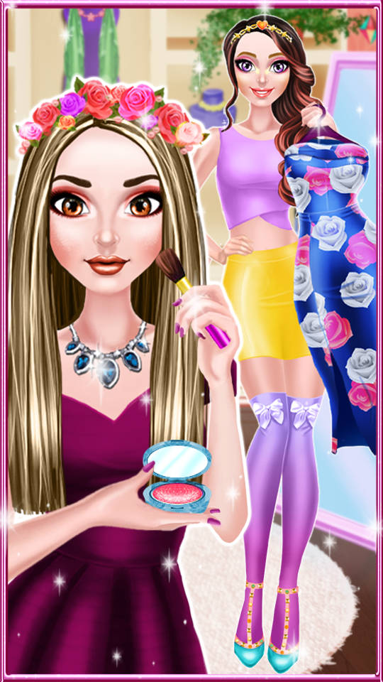 Captura de Tela do Jogo Stylish Sisters - Fashion Game