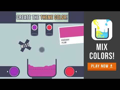 Screenshot of the video of Mix Colors!