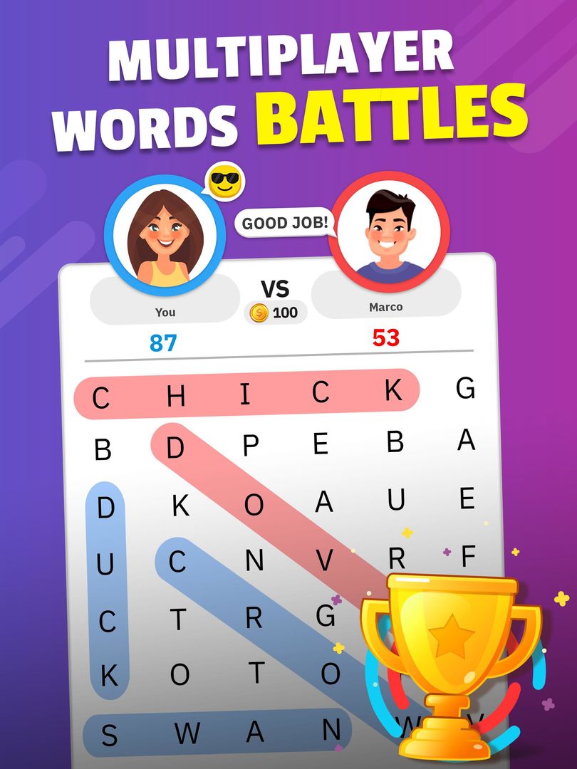 Word Search Blast - Word Search Games遊戲截圖
