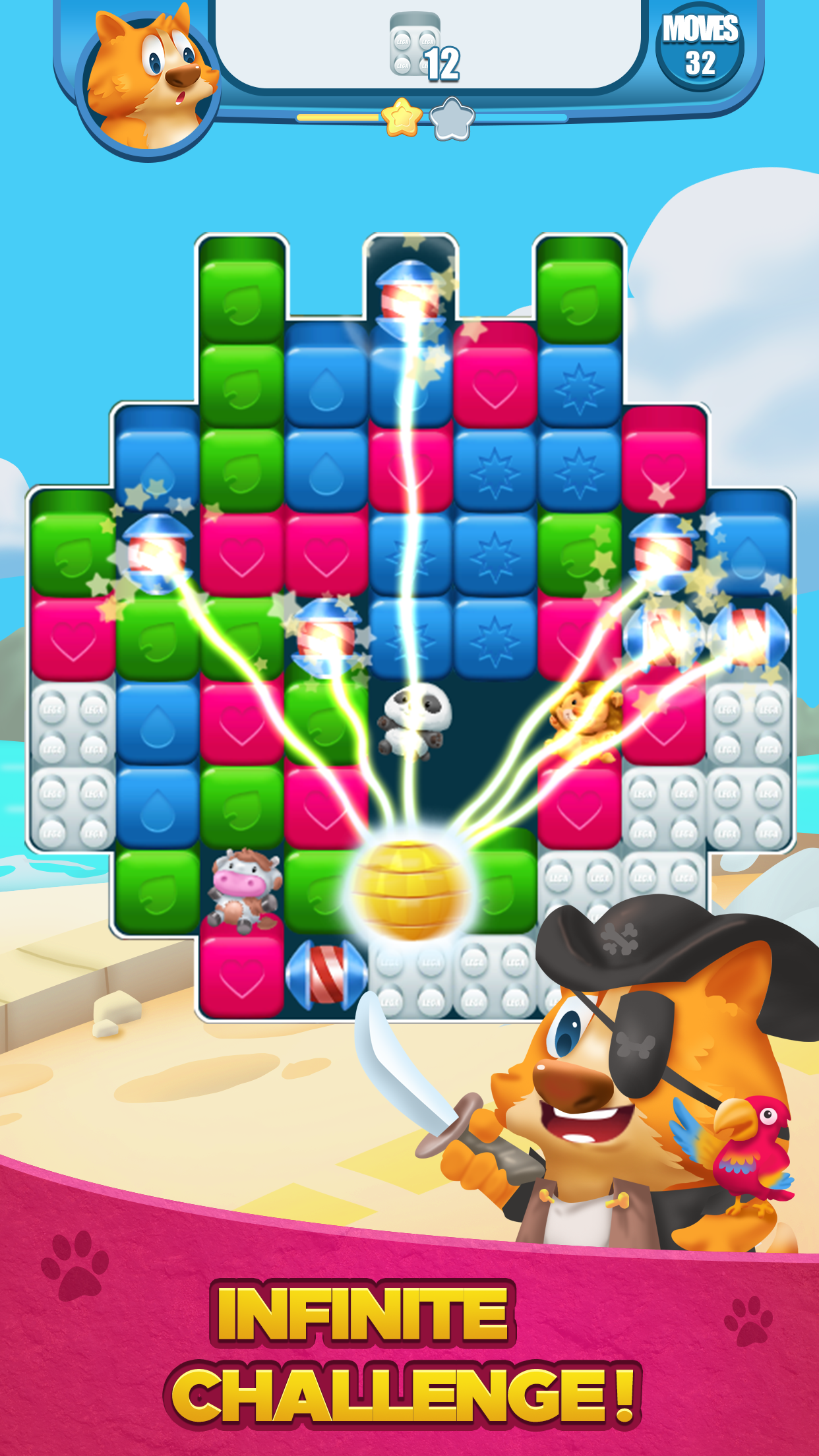 Block Blast Balloon Pop Game Screenshot