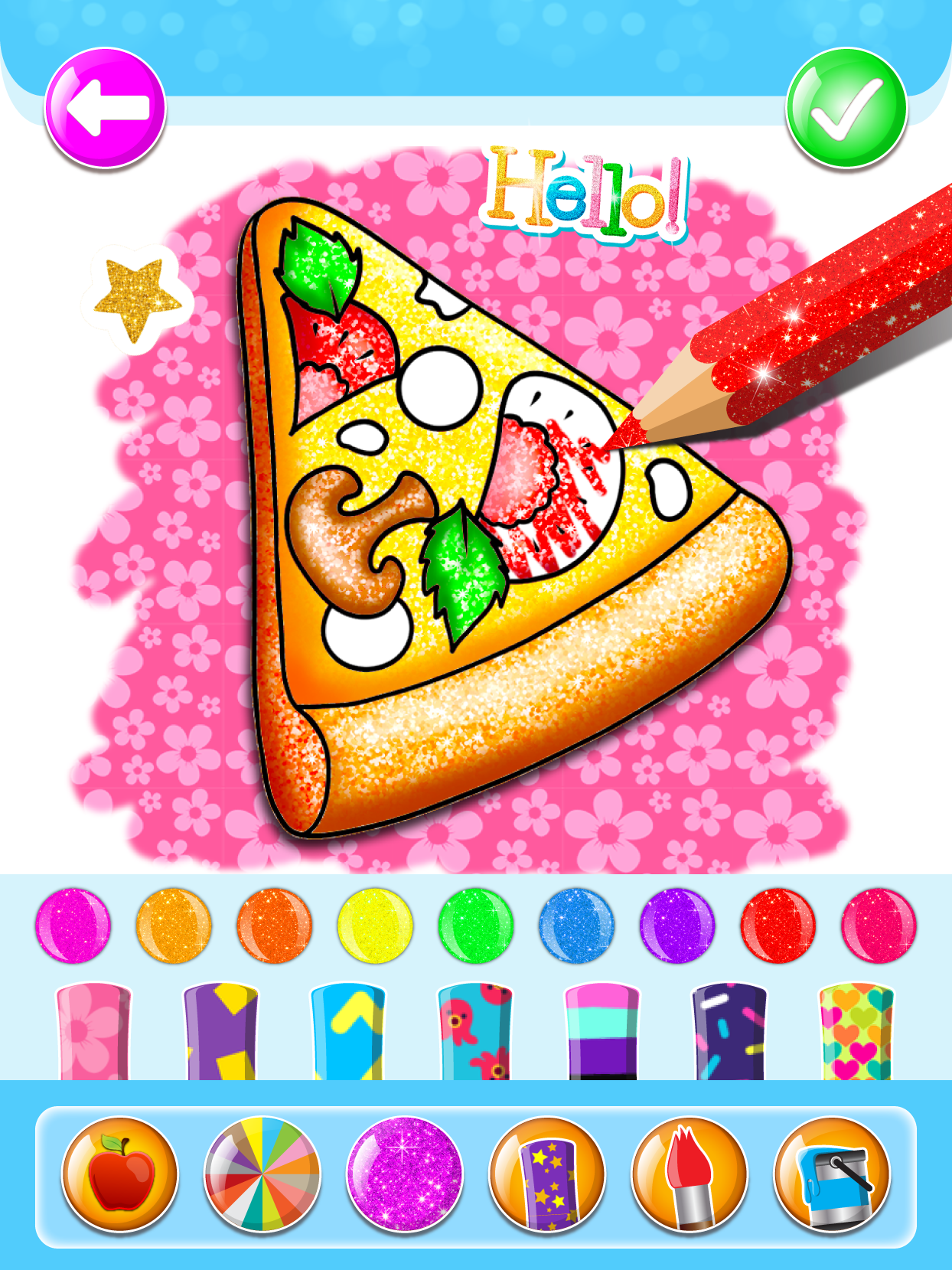 Скриншот игры Food Coloring Game for kids